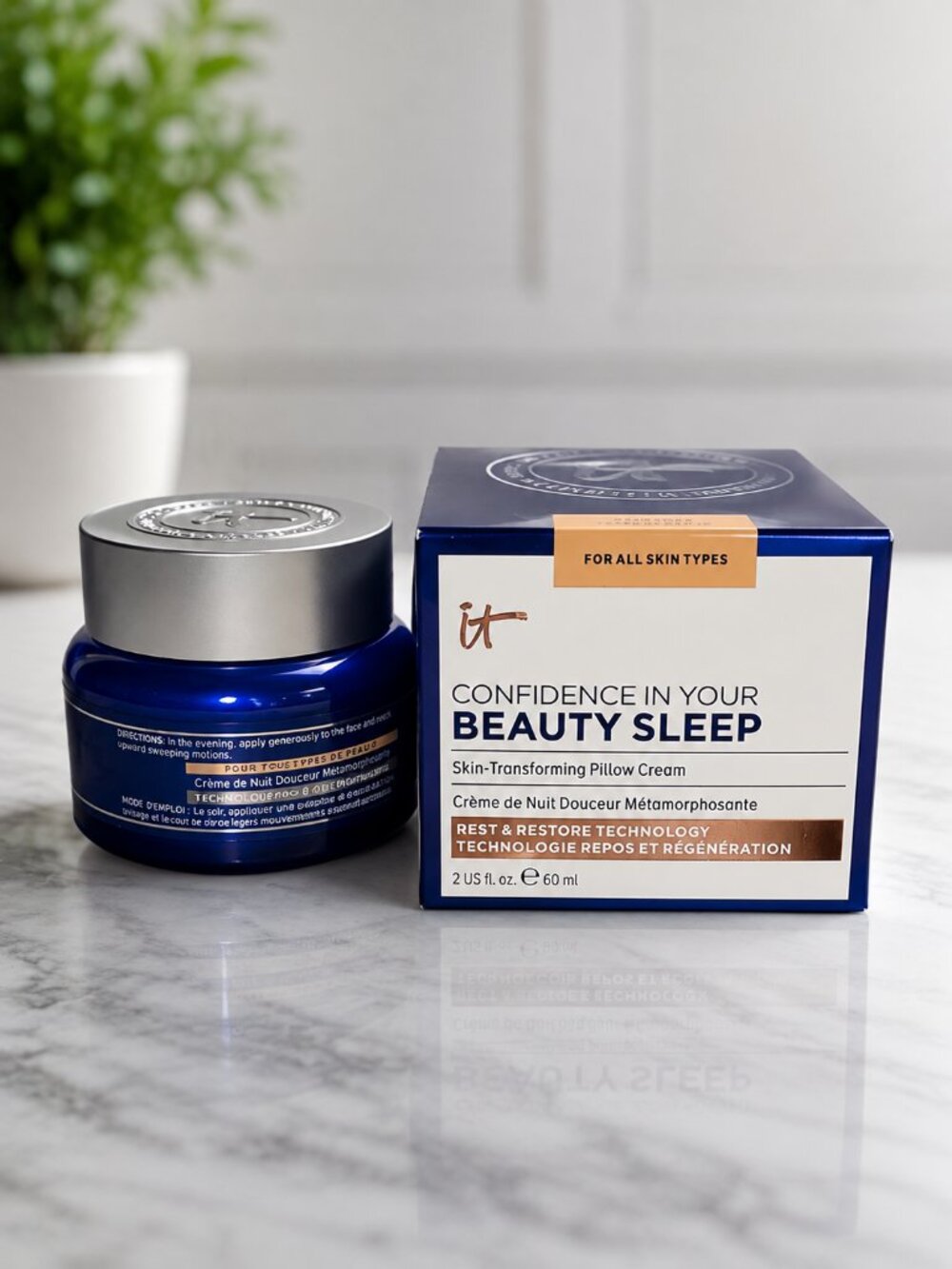 IT Cosmetics Confidence in Your Beauty Sleep Pillow Cream 60ml New